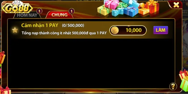 Điều kiện tham gia khuyến mãi GO88 tặng thưởng khủng